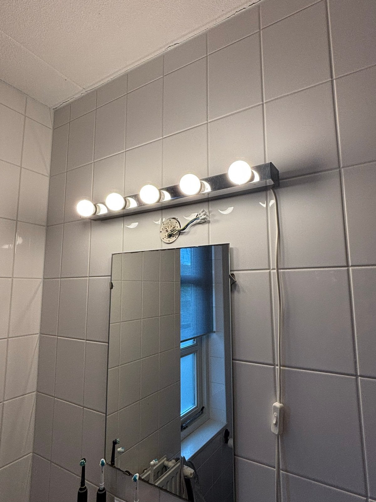 Hollywood Spiegelverlichting IKEA Musik, Overige merken, Gebruikt, E14 (klein), Zilver