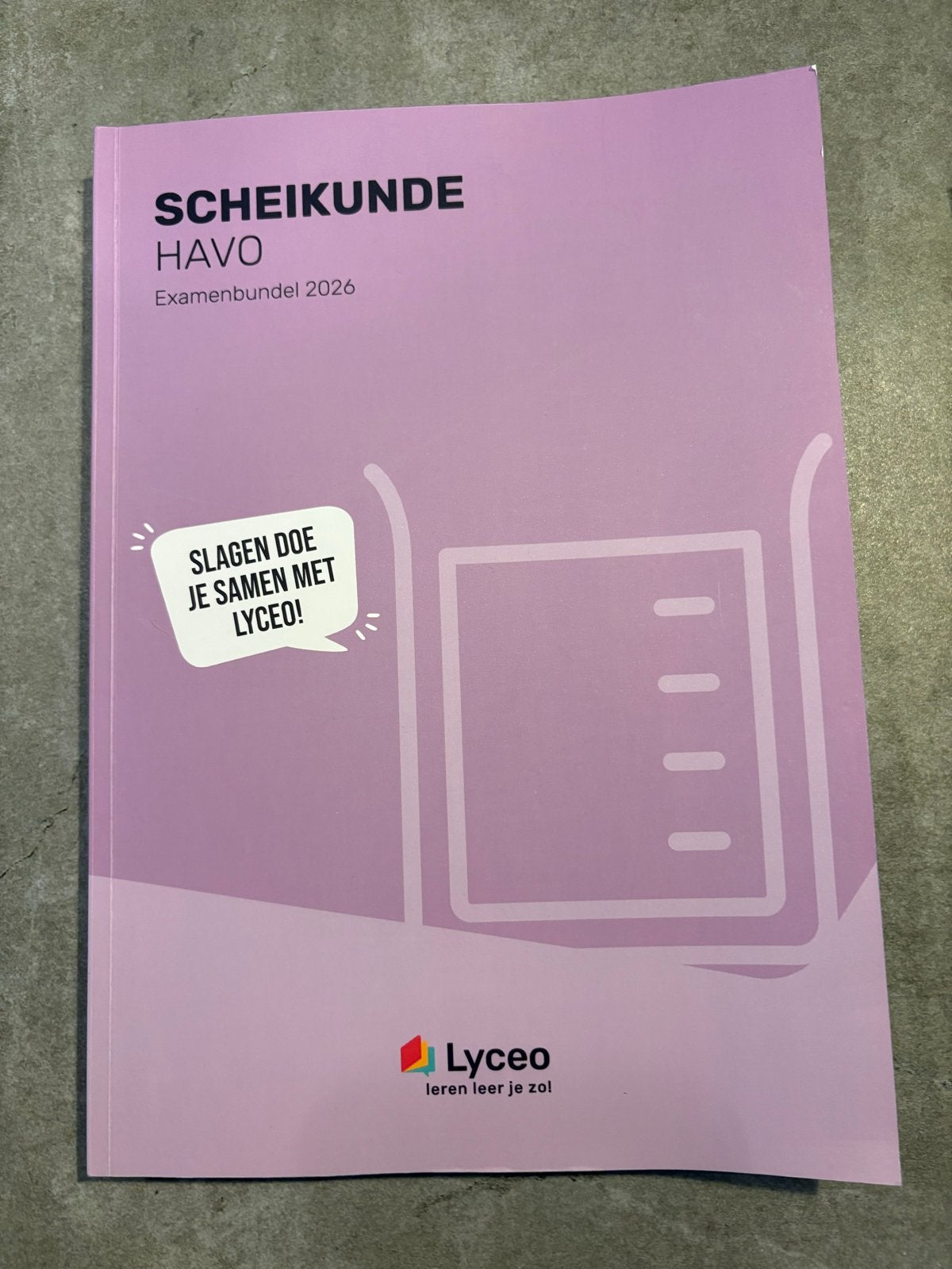 Scheikunde HAVO Examenbundel 2026 Lyceo, Boeken, Schoolboeken, Ophalen of Verzenden, Zo goed als nieuw, HAVO, Scheikunde