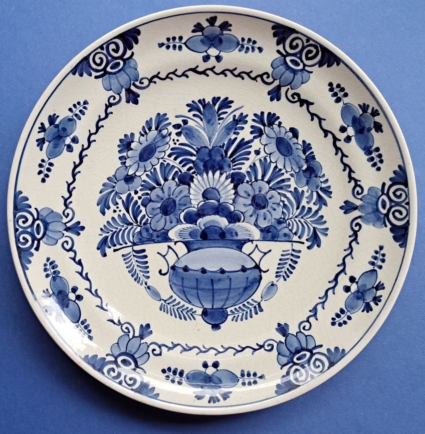 Porceleyne Fles 1921 Bloemenvaas (T23-25) 25cm Klassiek, Ophalen of Verzenden