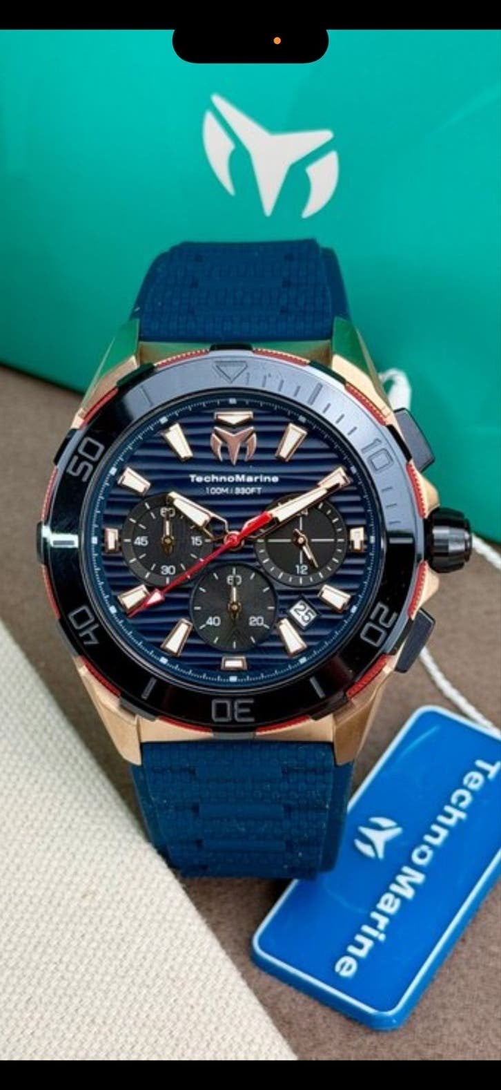 TechnoMarine Seven Seas Nieuw in gesealde  doos, Sieraden, Tassen en Uiterlijk, Horloges | Heren, Overige merken, Overige materialen