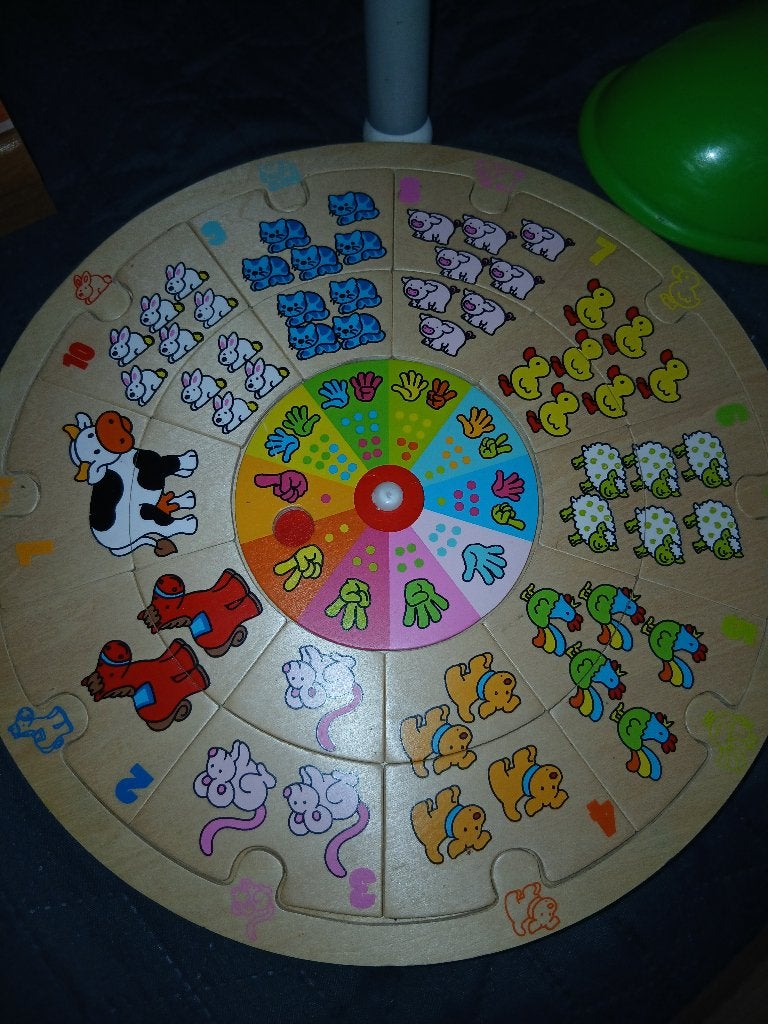 Houten puzzel kind, Ophalen, 10 tot 50 stukjes, Zo goed als nieuw, Van hout