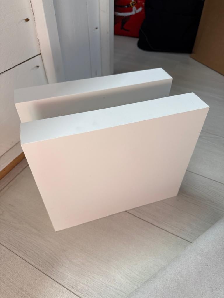 Twee IKEA LACK 16353 planken - Wit, Ophalen of Verzenden, Gebruikt