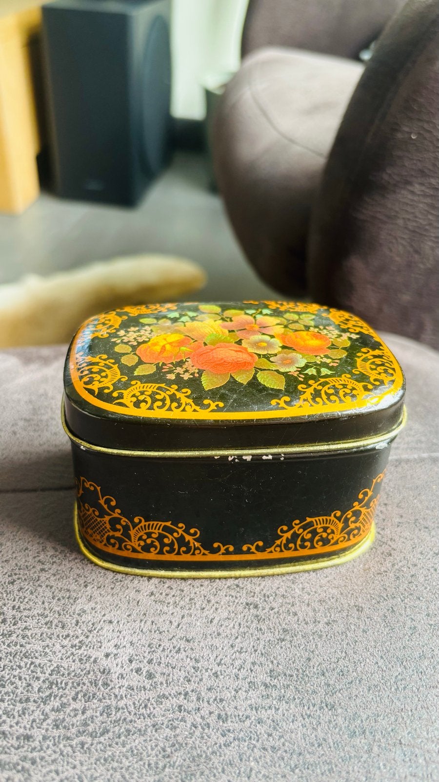 Vintage theeblikje van Tea Masters of London, Ophalen of Verzenden