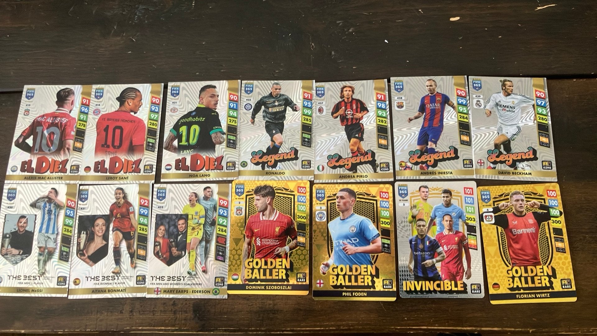 Panini kaarten panini adrenalyn xl golden ballers, legends, Ophalen of Verzenden, Zo goed als nieuw, Meerdere plaatjes