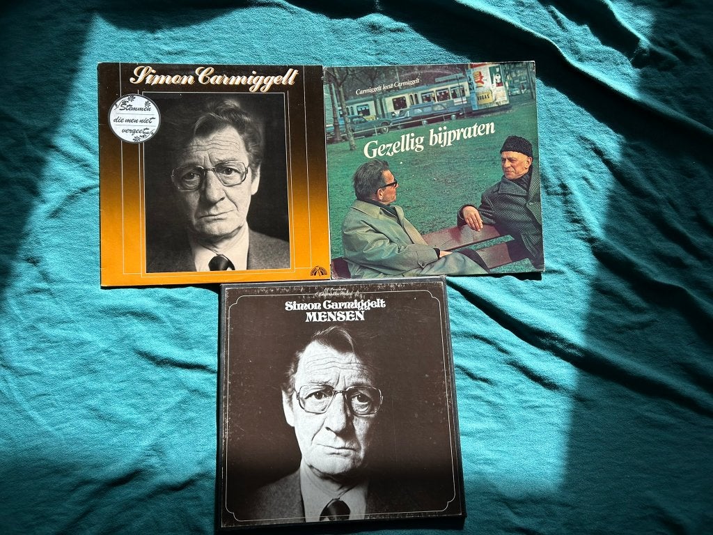 5 LP's Simon Carmiggelt (ook per stuk te koop), Cd's en Dvd's, Vinyl | Nederlandstalig, LP, Gebruikt, Cabaret of Kleinkunst, Ophalen of Verzenden