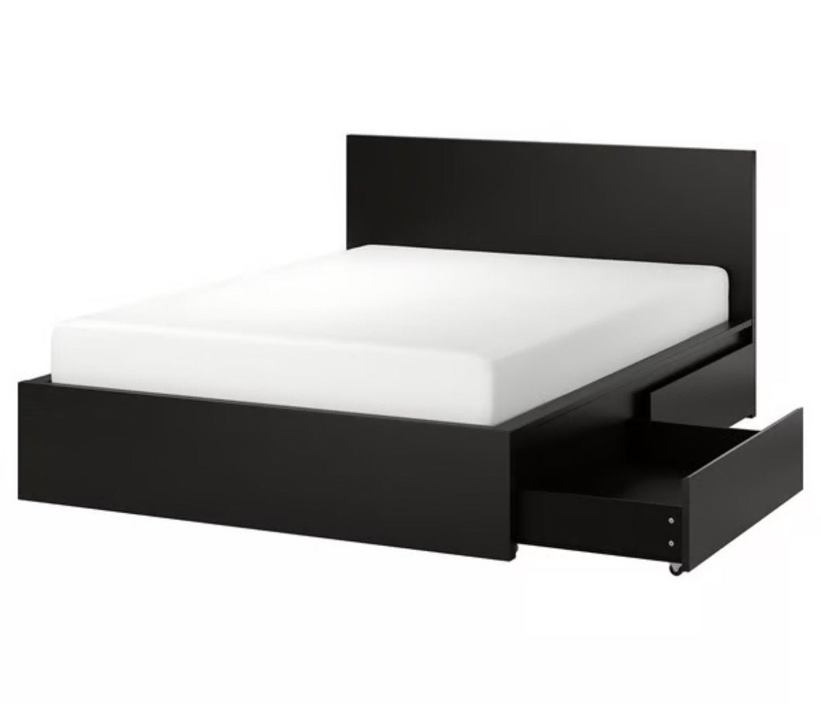Ikea malm matras 160x200, Ophalen, Gebruikt, Wit, Tweepersoons