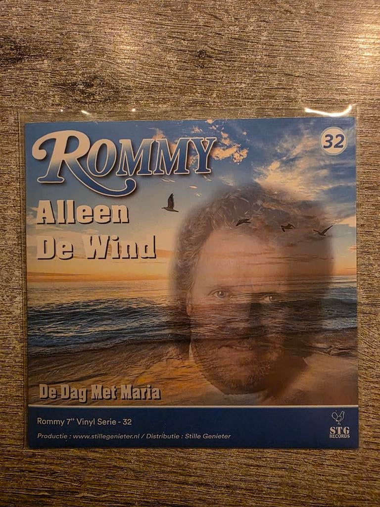 7″ – Rommy – Alleen De Wind / De Dag Met Maria – Deel 32, Ophalen of Verzenden, 7 inch, Levenslied of Smartlap