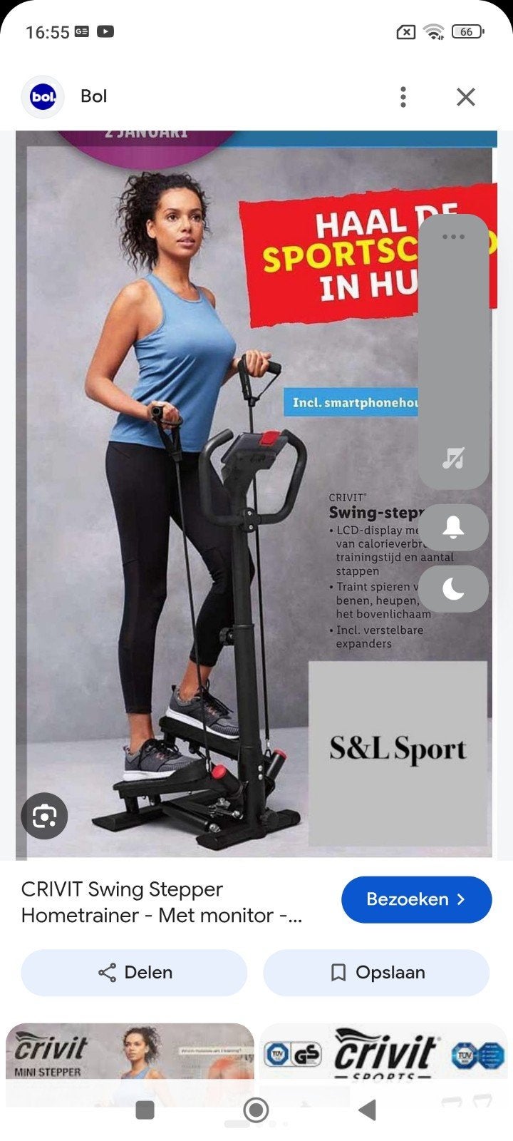 swing stepper nieuw, Ophalen, Nieuw, Stepapparaat