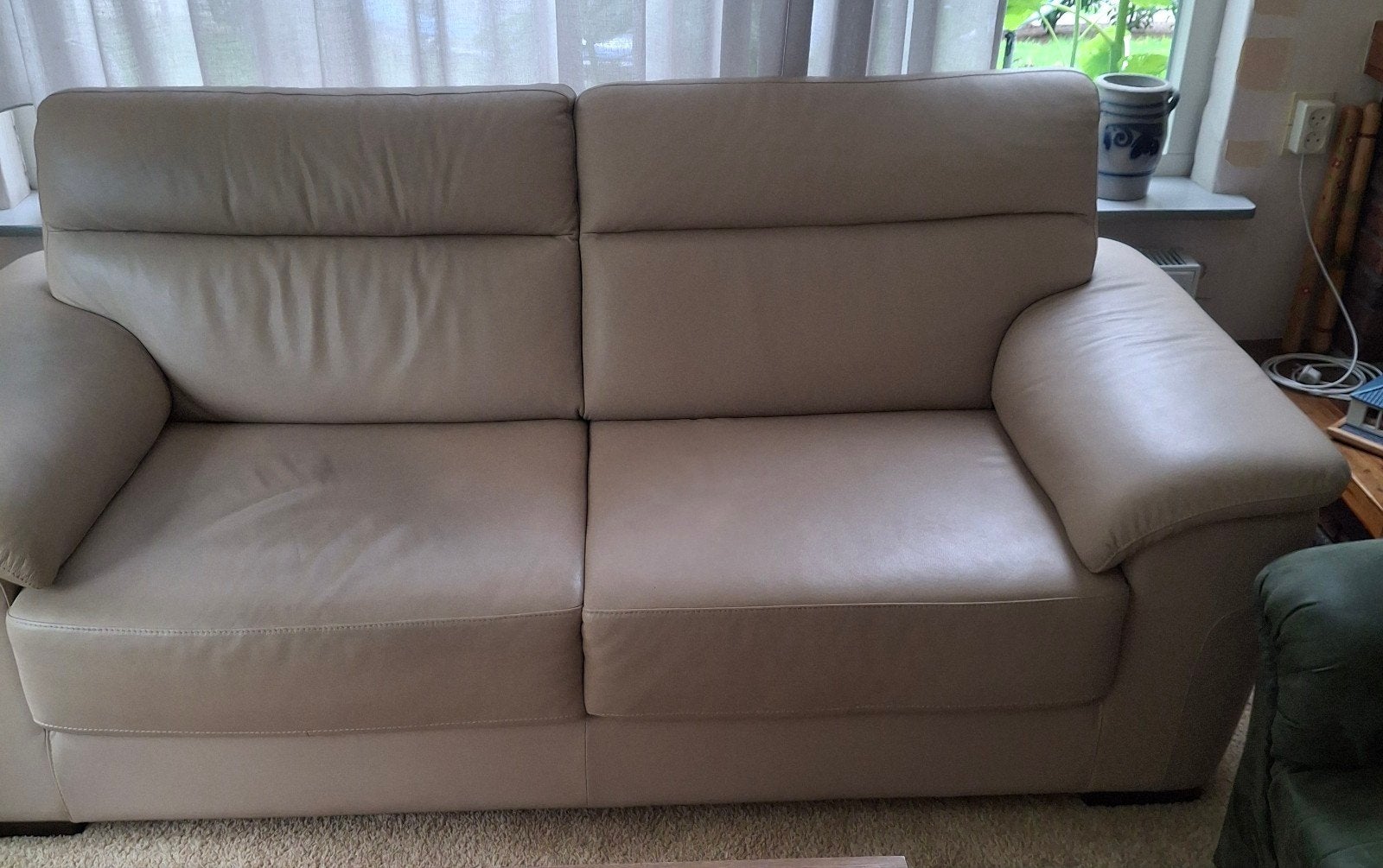 Ruime 2-zits bank(200 x 90), Ophalen, Gebruikt, Tweepersoons, 75 tot 100 cm