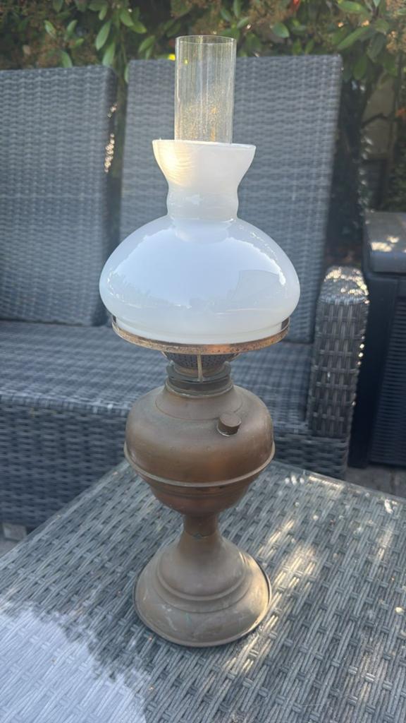 Olielamp, Antiek en Kunst, Antiek | Lampen, Ophalen