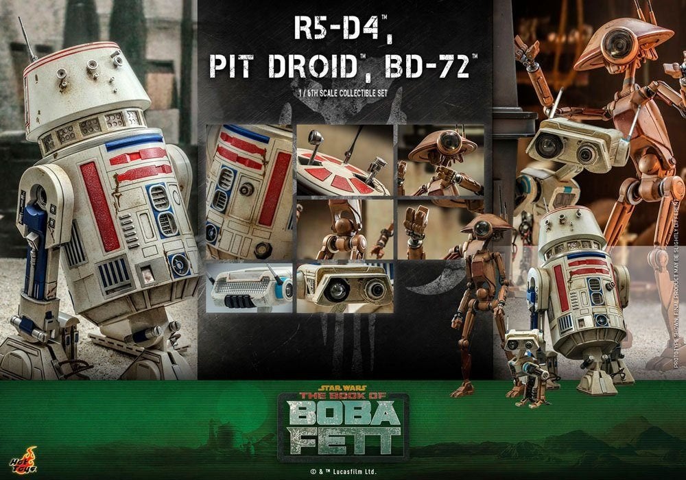 Hot Toys Star Wars The Mandalorian R5-D4, Pit Droid, & BD-72, West Campus 1 76863 Herxheim (DE), Heo GmbH, Nieuw, Ophalen of Verzenden