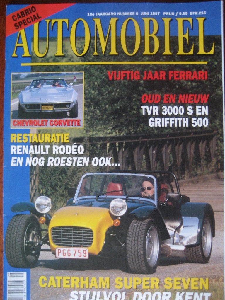 Het Automobiel 6 1997 TVR 3000 S, Griffith 500, Caterham, Ophalen of Verzenden, Nieuw, Renault