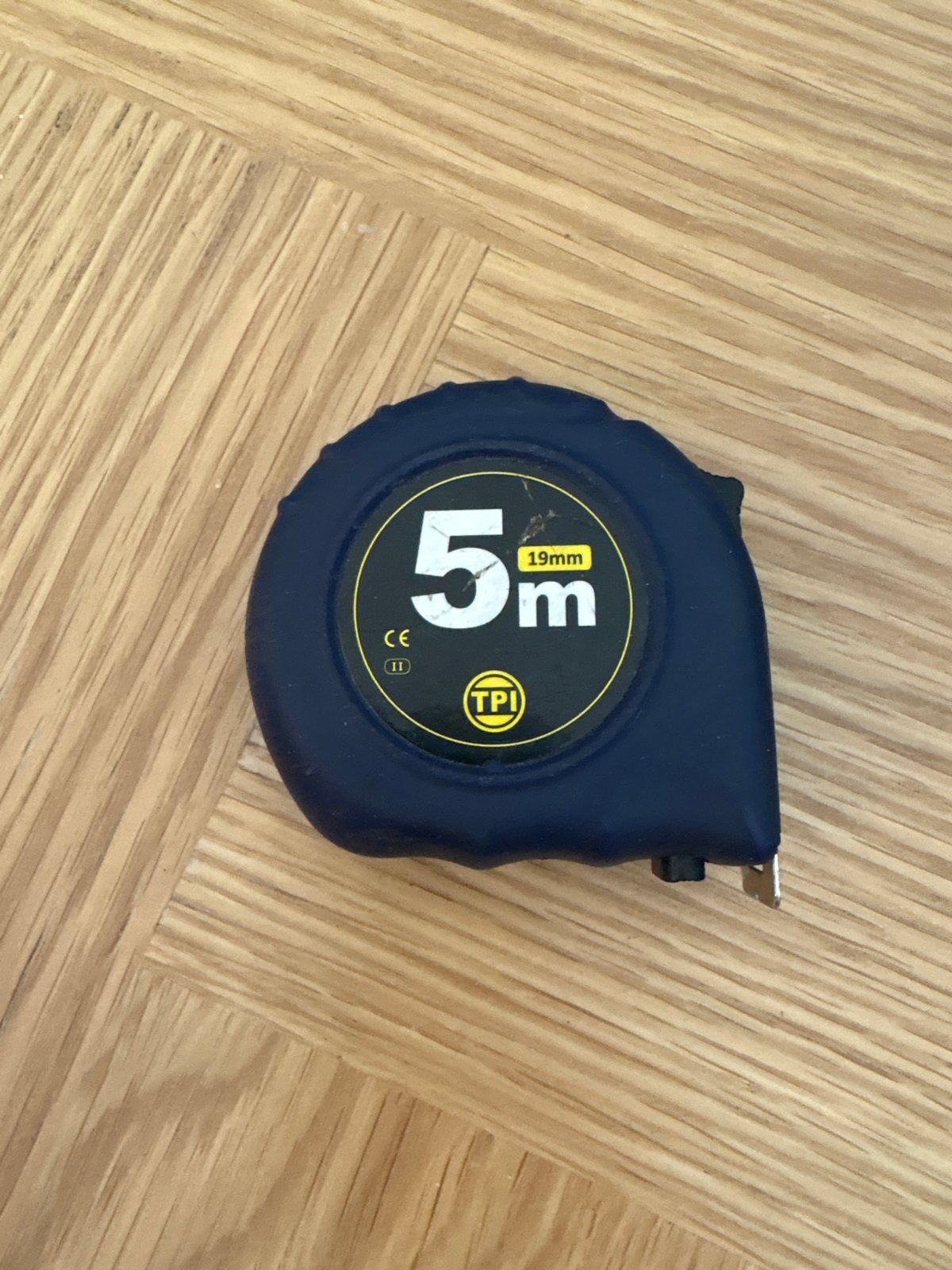 Rolmaat TPI 19mm 5m - Gebruikt, Verzenden, Gebruikt, Afstand