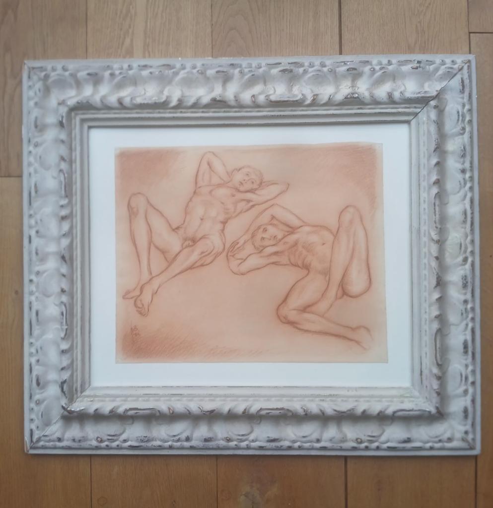 Frere Benoît 1959.  (Franciscus Nuijten 1915-1996) kunst, Ophalen