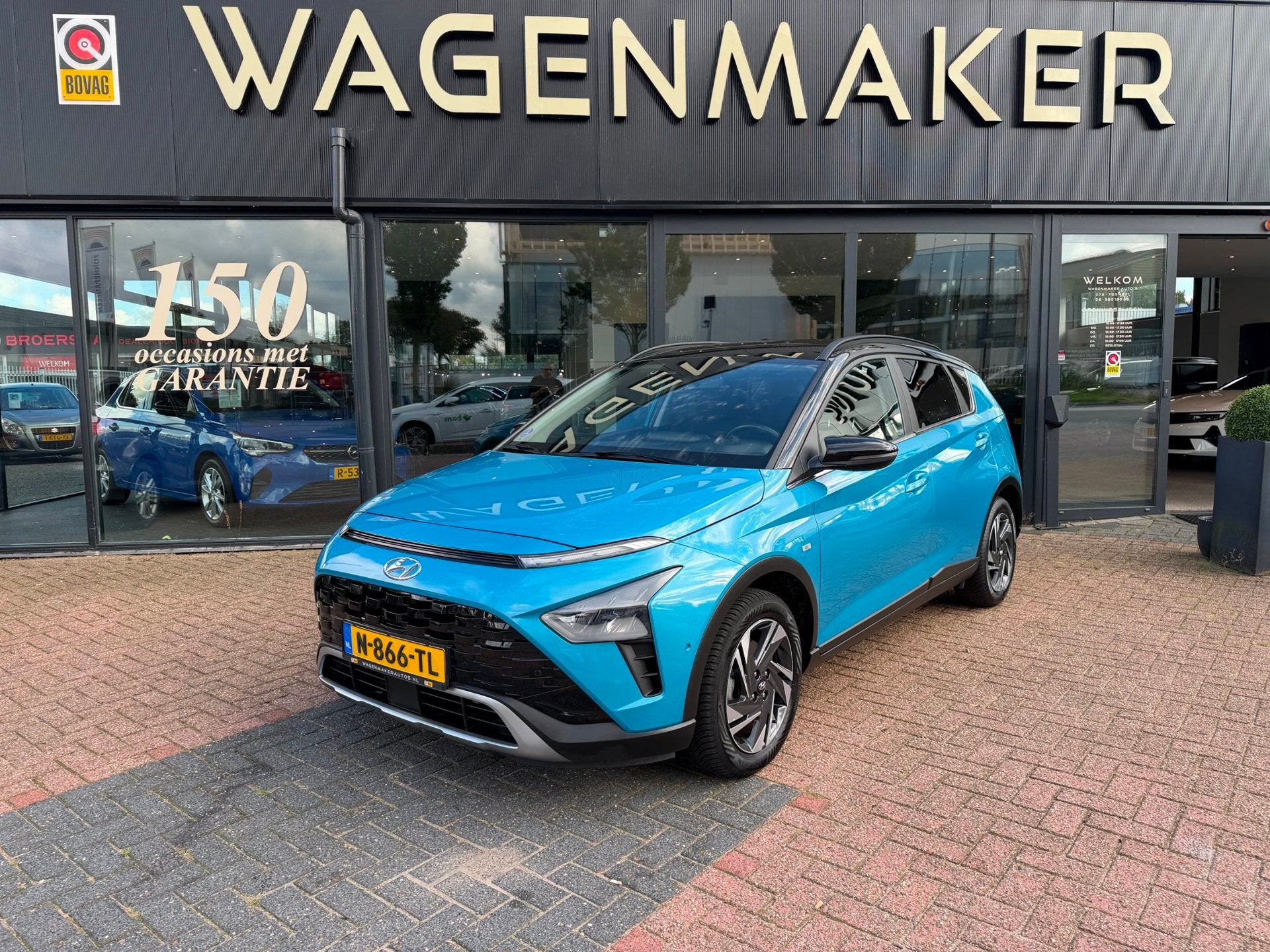 Hyundai Bayon 1.0 T-GDI Premium Clima|ACC|Navi|CAM|Dodehoek, Auto's, Voorwielaandrijving, 12 maanden, Gebruikt, Euro 6