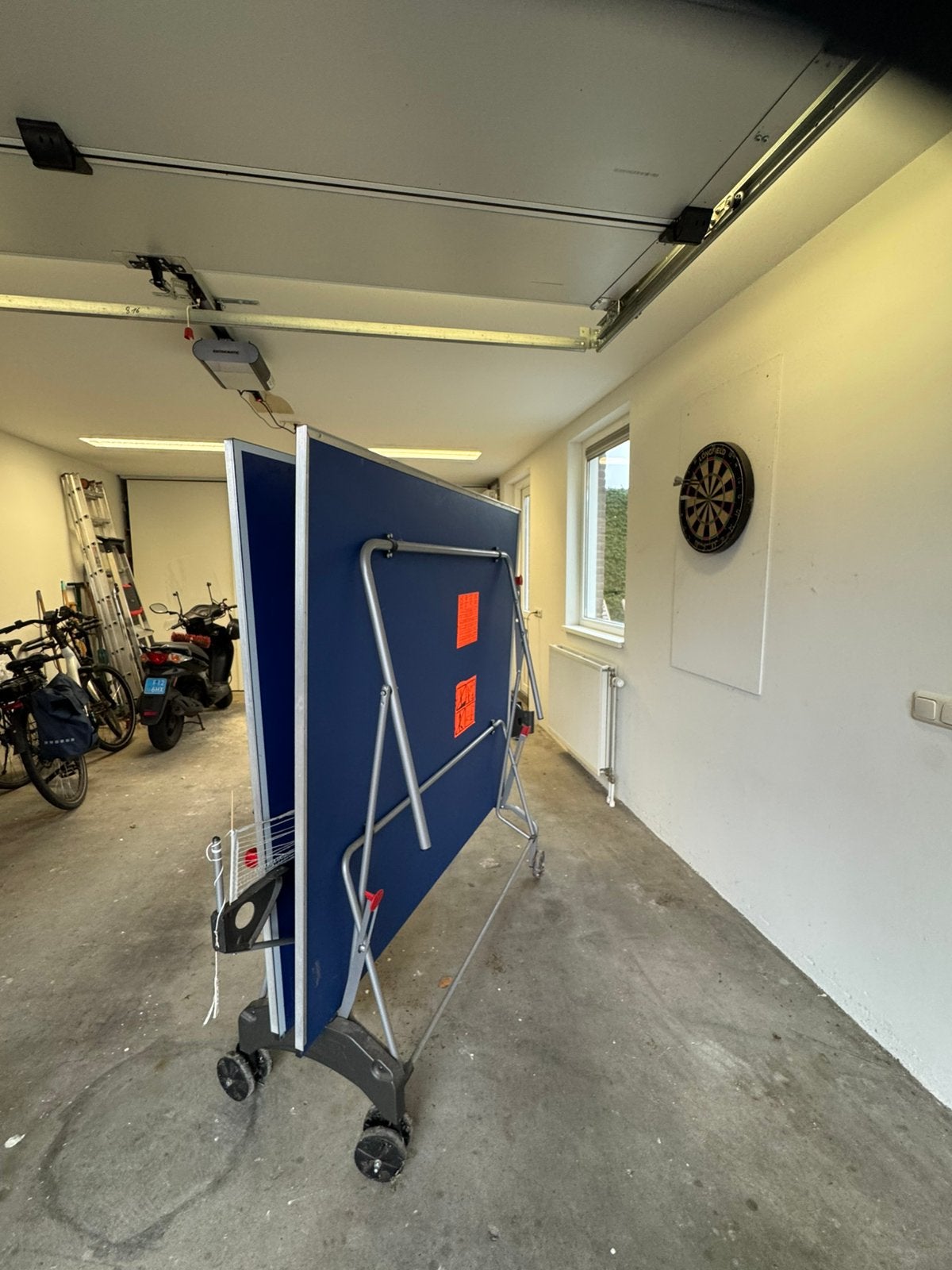 Kettler Tafeltennistafel, Ophalen, Zo goed als nieuw, Tafel Indoor, Inklapbaar