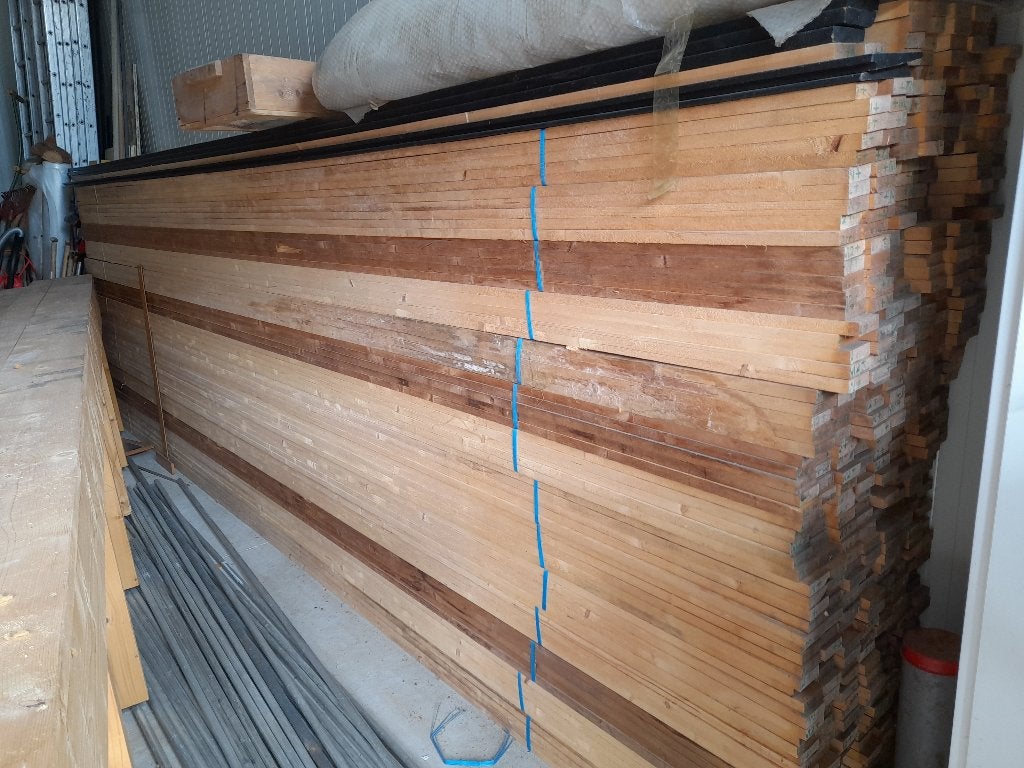 vuren plafondschroten NIEUW, Doe-het-zelf en Verbouw, Hout en Planken, Ophalen, Nieuw, 50 mm of meer, Balk