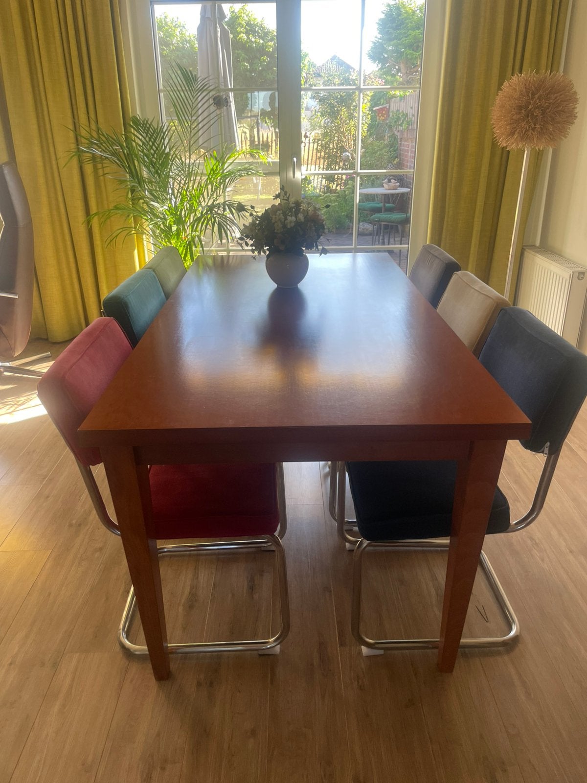Eetkamer tafel 180x90, Huis en Inrichting, Tafels | Eettafels, Ophalen, Gebruikt, 50 tot 100 cm, Vijf personen of meer