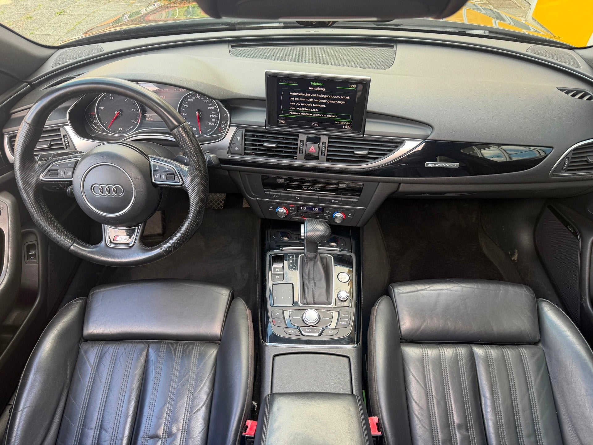 Audi A6 Avant 3.0 TDI BiT quattro Sport Edition / Navi / Cam, Automaat, Euro 5, Met garantie (alle), Zwart
