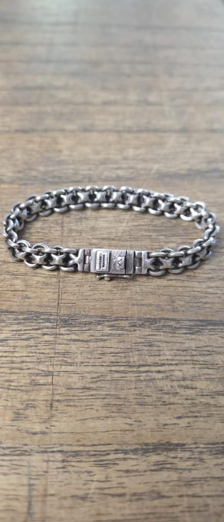Buddha to Buddha armband, Sieraden, Tassen en Uiterlijk, Armbanden, Ophalen, Zo goed als nieuw, Zilver, Zilver