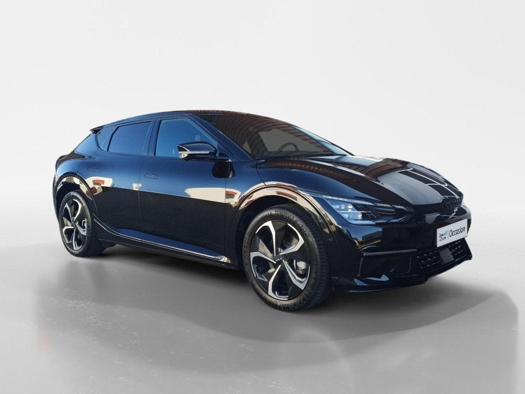 Kia EV6 GT-Line AWD 77.4 kWh | Schuifdak | Rondom Camera | S, Auto's, Automaat, 12 maanden, Gebruikt, Zwart
