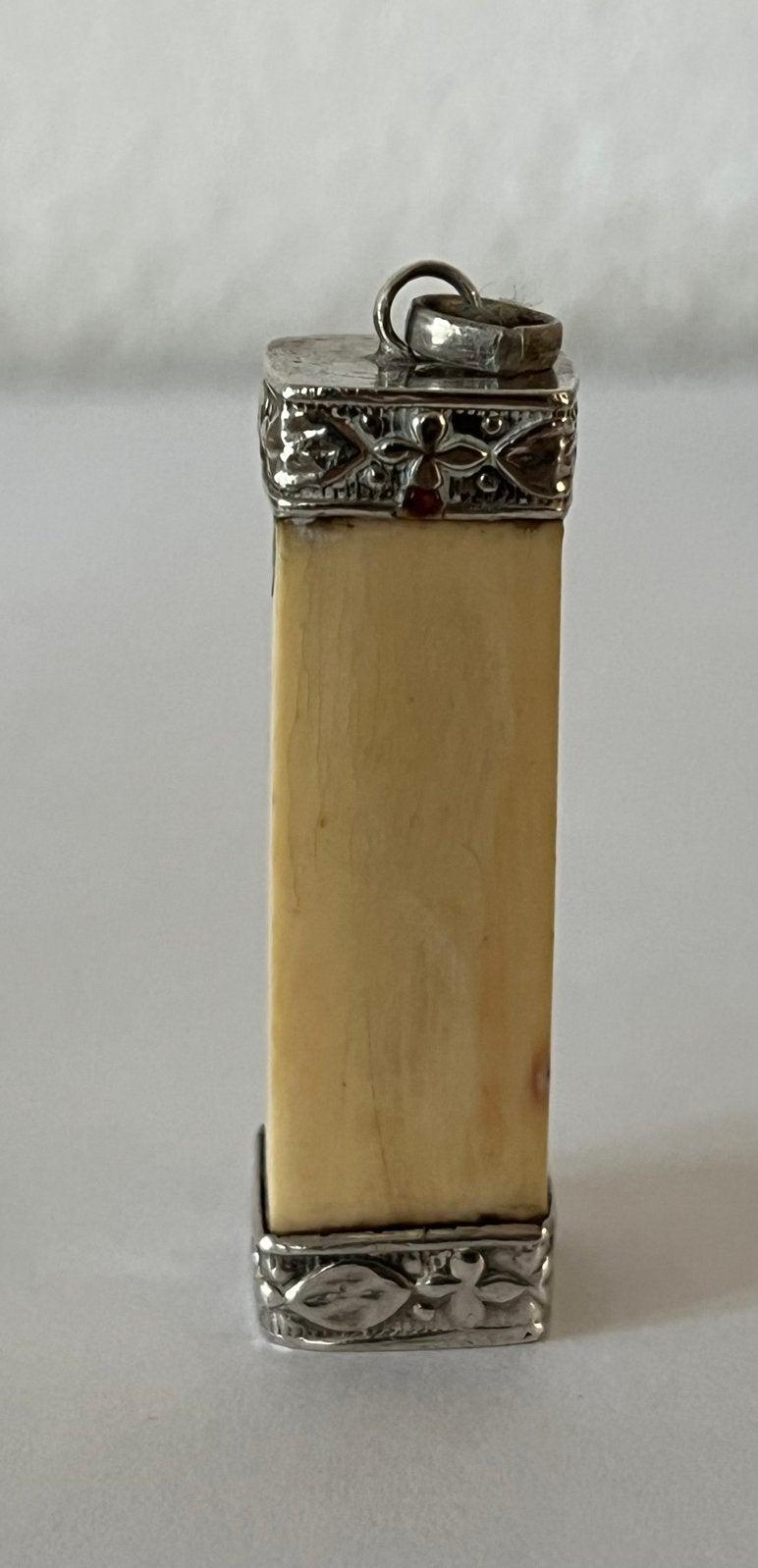 Hanger Ketting Zilver Been/Bot Nepal Tibet, Ophalen of Verzenden, Nieuw, Zilver, Zilver