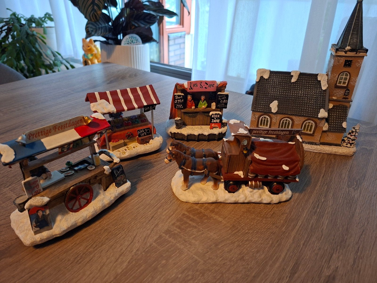 kerst items met verlichting, Ophalen, Gebruikt