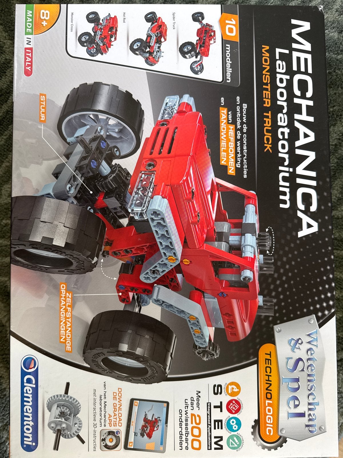 Clementoni Mechanica Laboratorium Monster Truck, Ophalen of Verzenden, Zo goed als nieuw, Overige merken