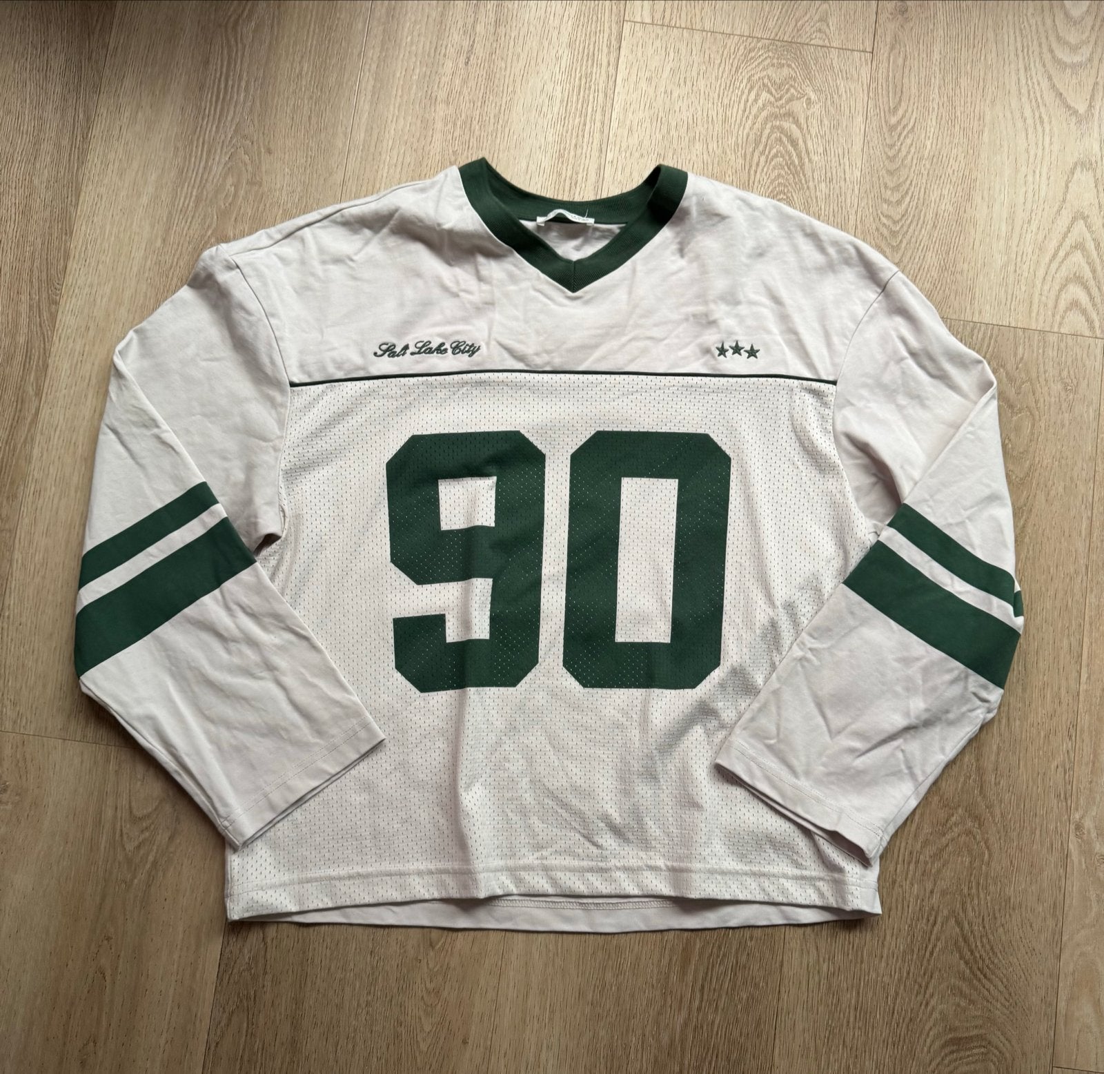Zara American Football Shirt - Maat M, Maat 38/40 (M), Wit, Ophalen of Verzenden, Zo goed als nieuw