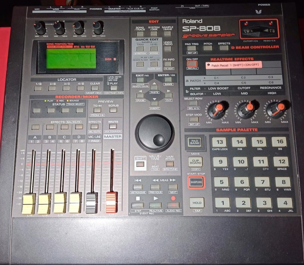 ROLAND SP808 Groove Sampler IZGS (ex Cesar Zuiderwijk), Muziek en Instrumenten, Mengpanelen, Zo goed als nieuw, 20 kanalen of meer