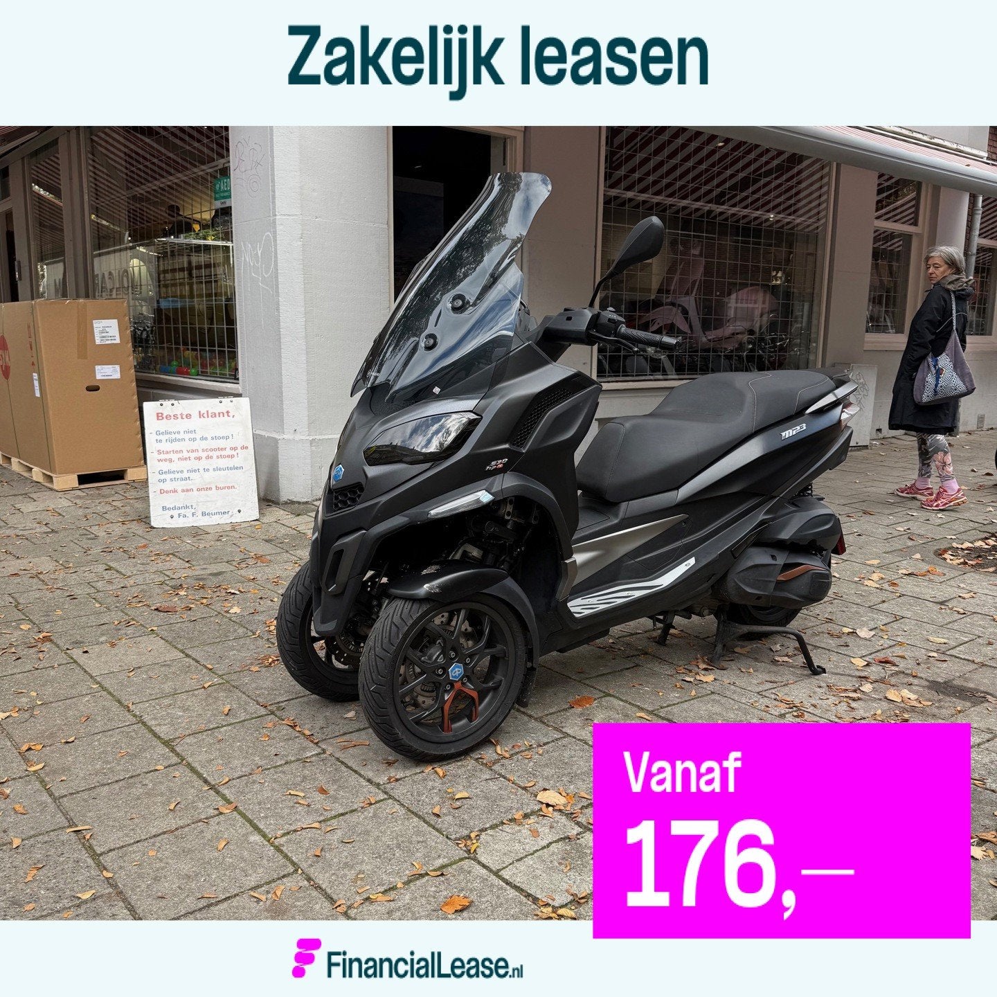 Piaggio Scooter 530 MP3 HPE Exclusive, Traction Control, Bedrijf, 12 t/m 35 kW, Scooter
