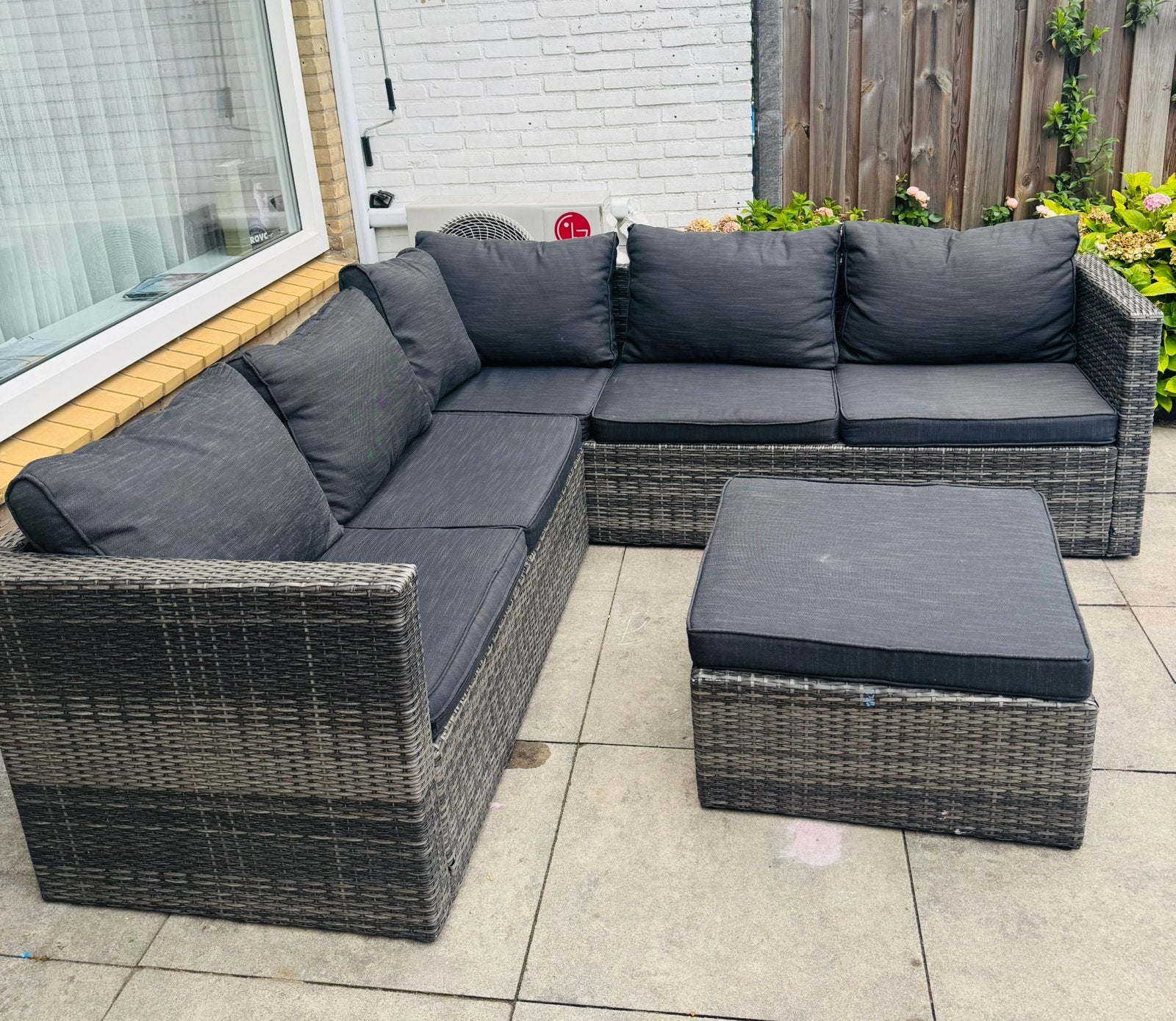 Mooie tuin bank, Ophalen, Zo goed als nieuw, Bank