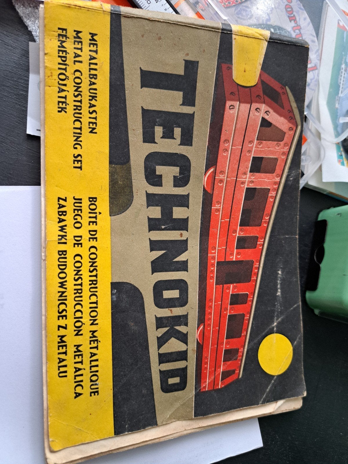 partij vintage Manufax en technokid constructie speelgoed, Ophalen of Verzenden, Gebruikt