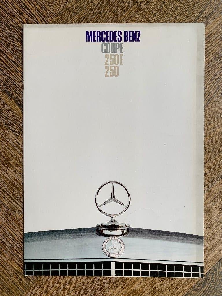 Nederlandse brochure Mercedes-Benz coupe 250 W114 W115 1968, Boeken, Zo goed als nieuw, Mercedes-Benz, Mercedes, Ophalen of Verzenden