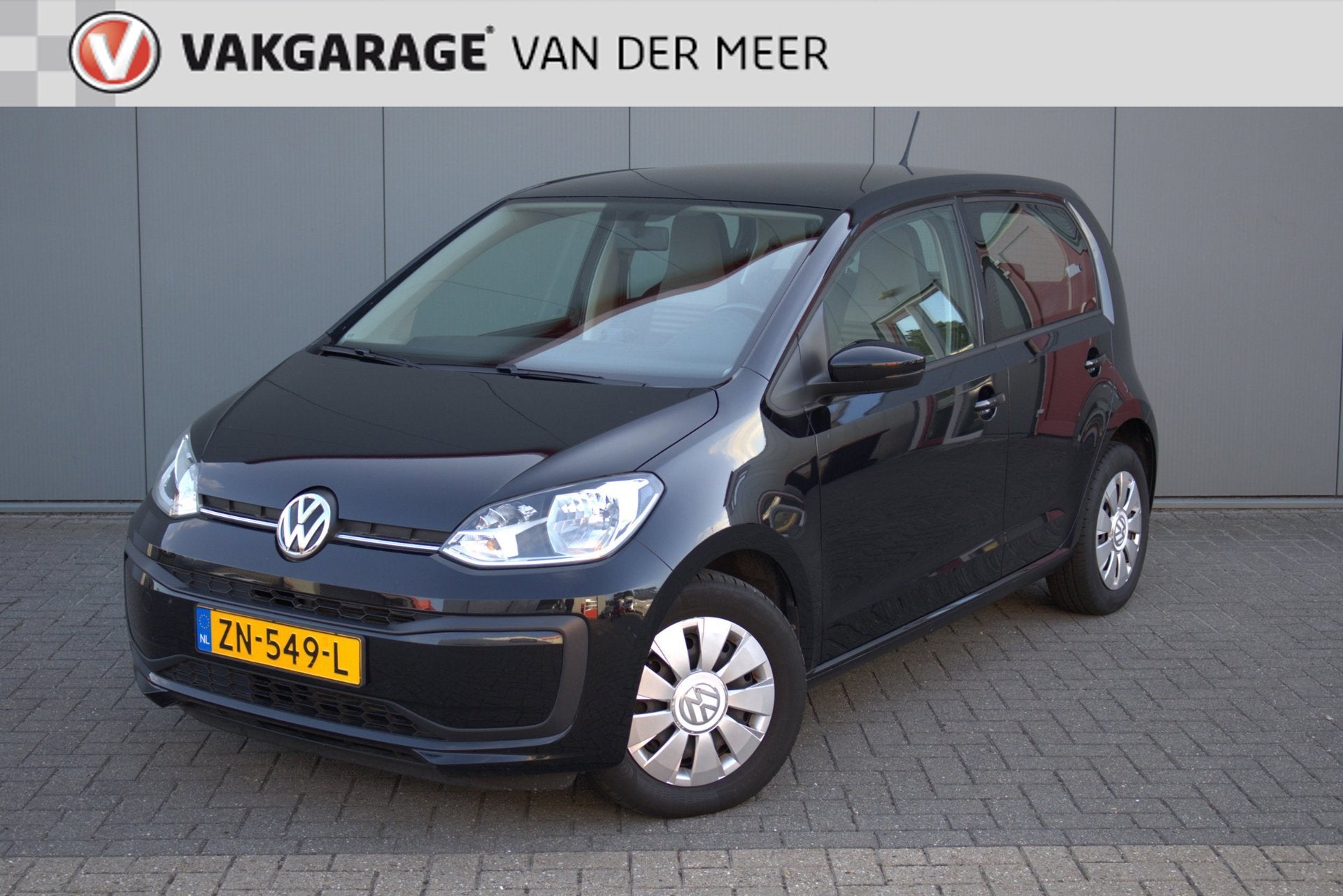 Volkswagen Up! 1.0 BMT move up! AUTOMAAT / AIRCO / 5-DEURS, Auto's, Stof, Gebruikt, 840 kg, Zwart