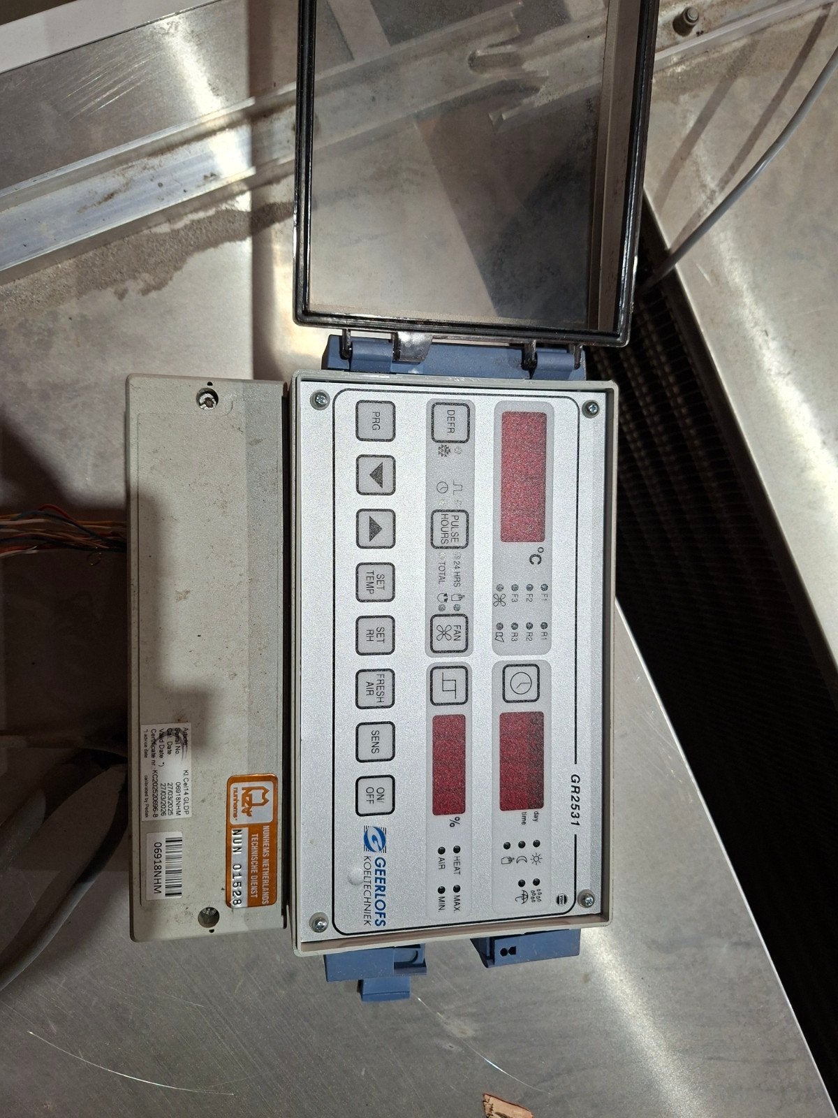 Geerlofs Koeltechniek Koelunit met Regelaar, Ophalen, Gebruikt, Minder dan 60 m³, 3 snelheden of meer