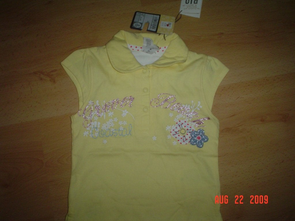 Baby Poloshirt, Kinderen en Baby's, Babykleding | Maat 86, Ophalen of Verzenden, Nieuw, Meisje, Shirtje of Longsleeve