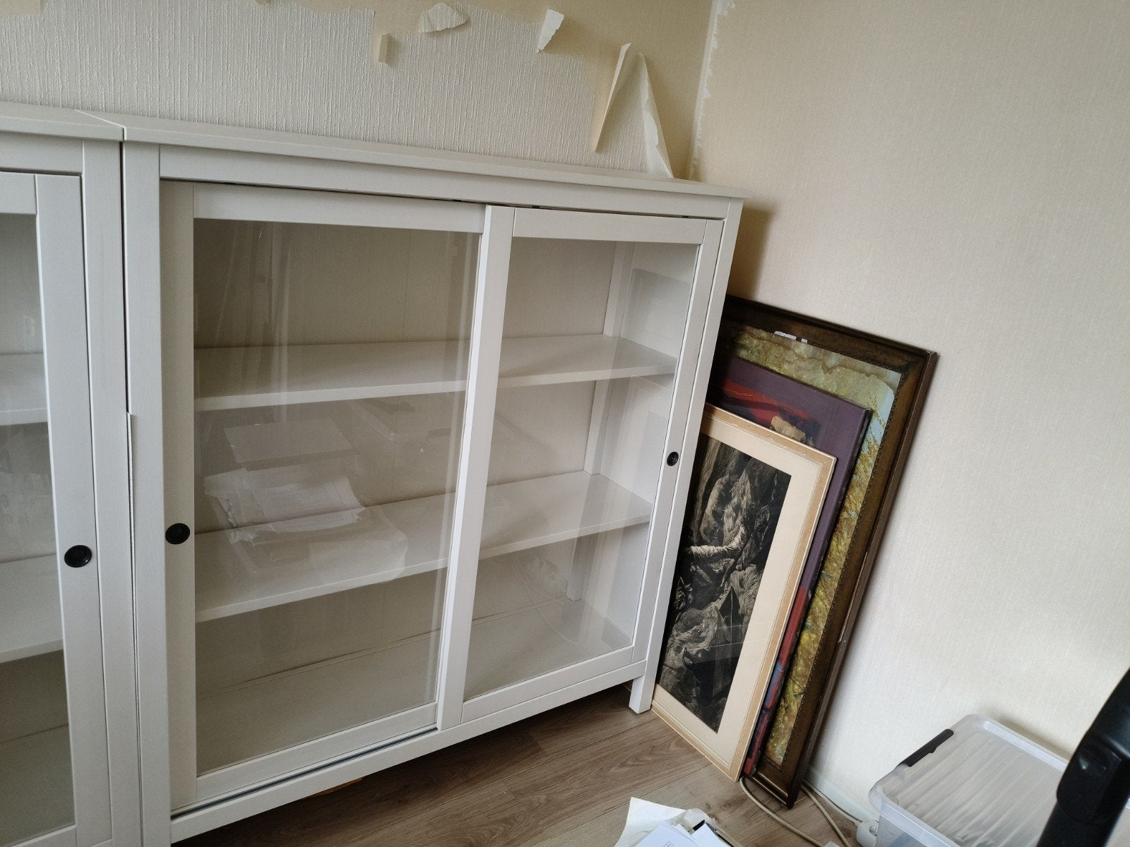 2 vitrinekasten Ikea, Ophalen, 25 tot 50 cm, Minder dan 100 cm
