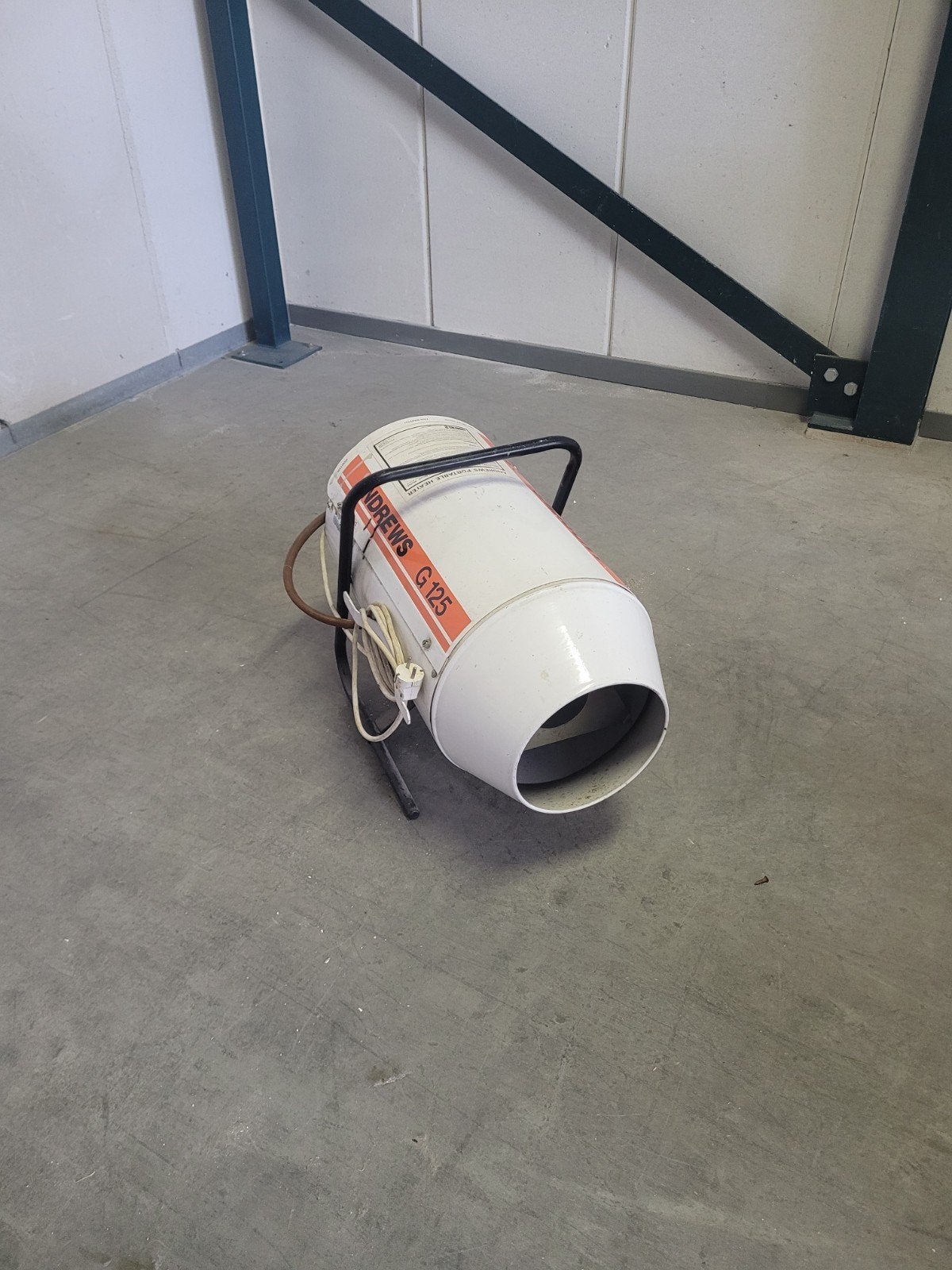 Andrews G125 Draagbare Propane / Gas Heater, Doe-het-zelf en Verbouw, Verwarming en Radiatoren, Ophalen, Gebruikt, 800 watt of meer