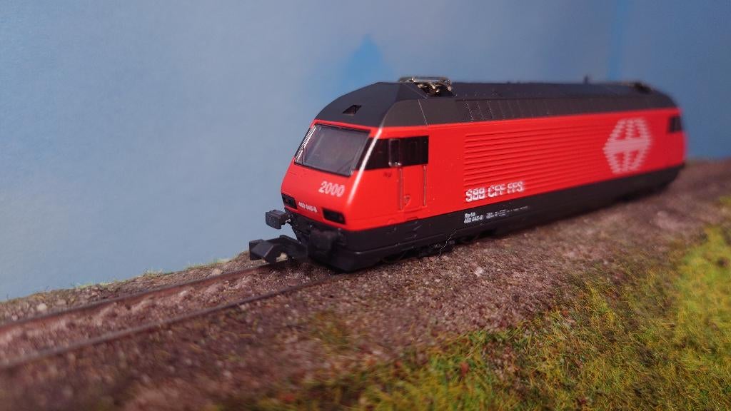 Kato 13709 SBB RE 460 045-8 Electrische locomotief, Overige merken, Ophalen of Verzenden, Zo goed als nieuw, Analoog