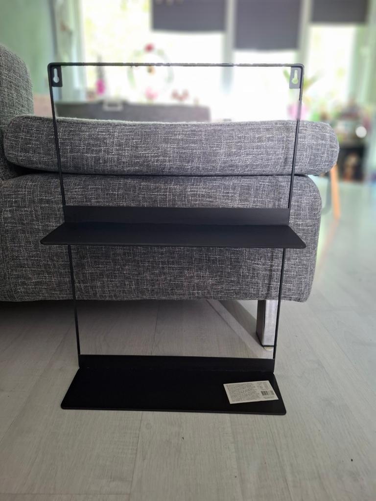 Zwart wandrek, Huis en Inrichting, Woonaccessoires | Wandplanken en Boekenplanken, Ophalen