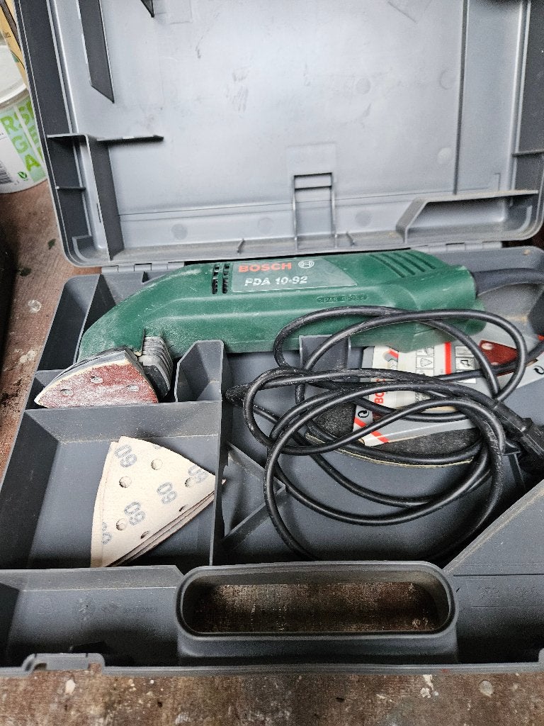 electrische schuurmachine voor kleine hoekjes, Ophalen, Gebruikt, Minder dan 600 watt, Vlakschuurmachine