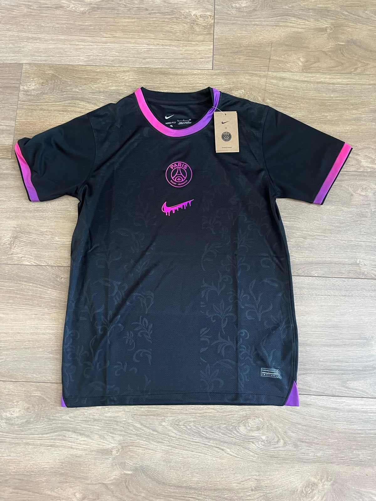 Nike Paris Saint-Germain voetbalshirt - Zwart/Roze/Paars, Ophalen of Verzenden, Nieuw, Maat 46 (S) of kleiner, Zwart