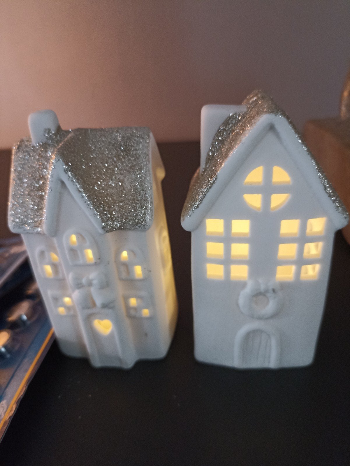twee kersthuisjes nieuw, Ophalen of Verzenden