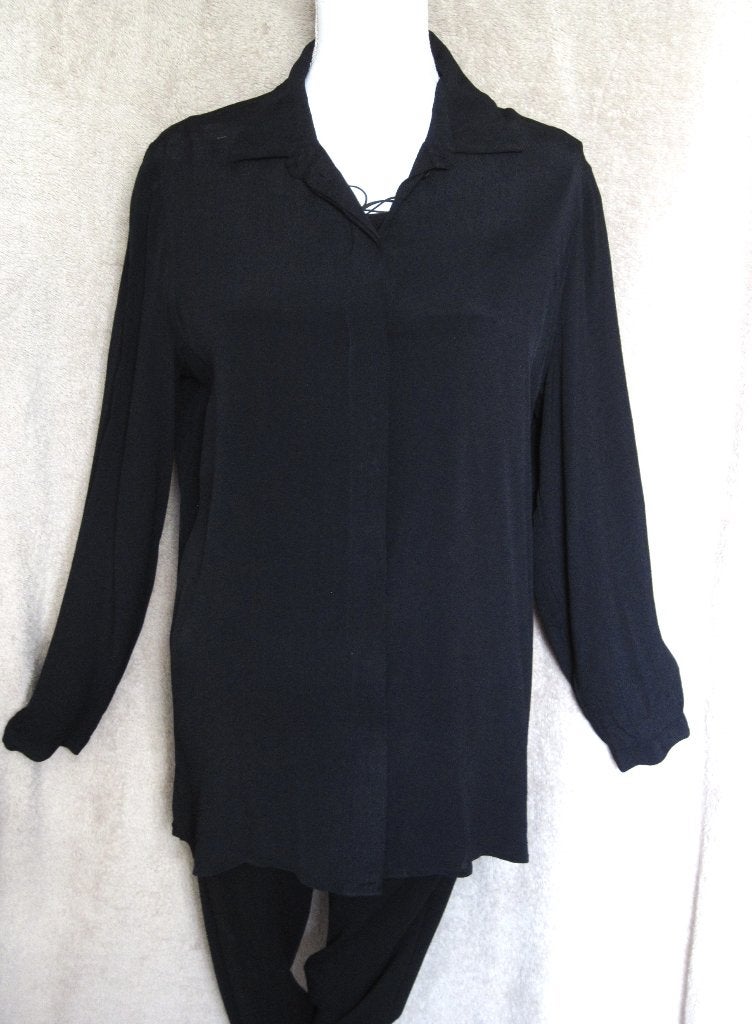 qbl   MOOIE BLOUSE van MSCH Maat:M/L, Ophalen of Verzenden, Zo goed als nieuw, Maat 42/44 (L), Zwart