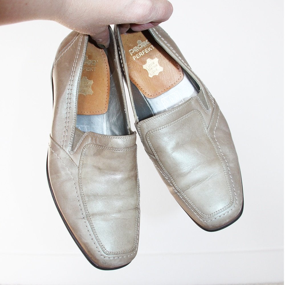 Prachtige Leren Durea Schoenen s16 (Maat H5/38) € 40,-, Kleding | Dames, Durea, Ophalen of Verzenden, Zo goed als nieuw, Instappers