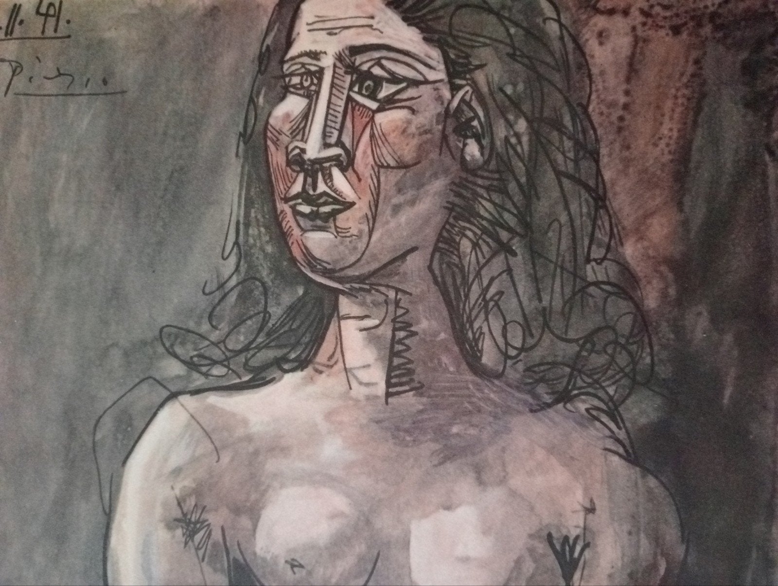 Pablo Picasso offset prent naakt erotiek, Ophalen of Verzenden