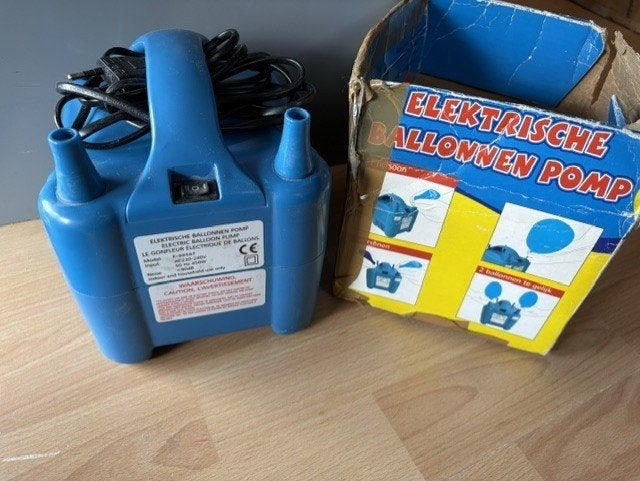 Elektrische ballonnenpomp voor feesten en evenementen, Ophalen of Verzenden, Gebruikt, Overige