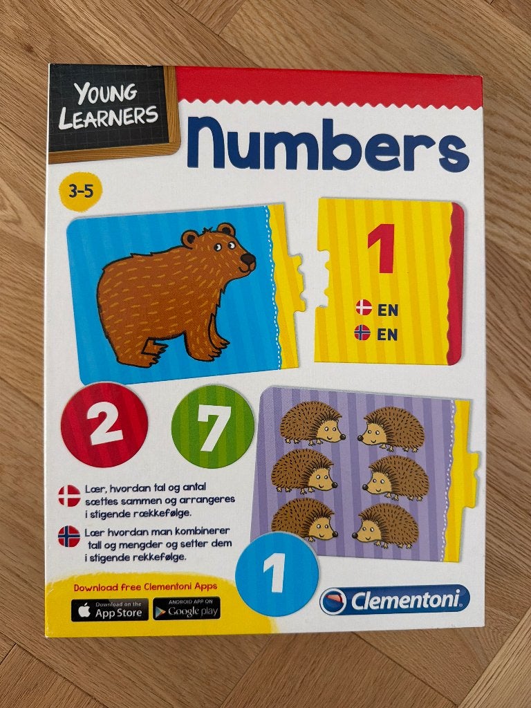 Numbers - Engels leren (Noorse versie), Ophalen of Verzenden, Zo goed als nieuw, 4 tot 6 jaar