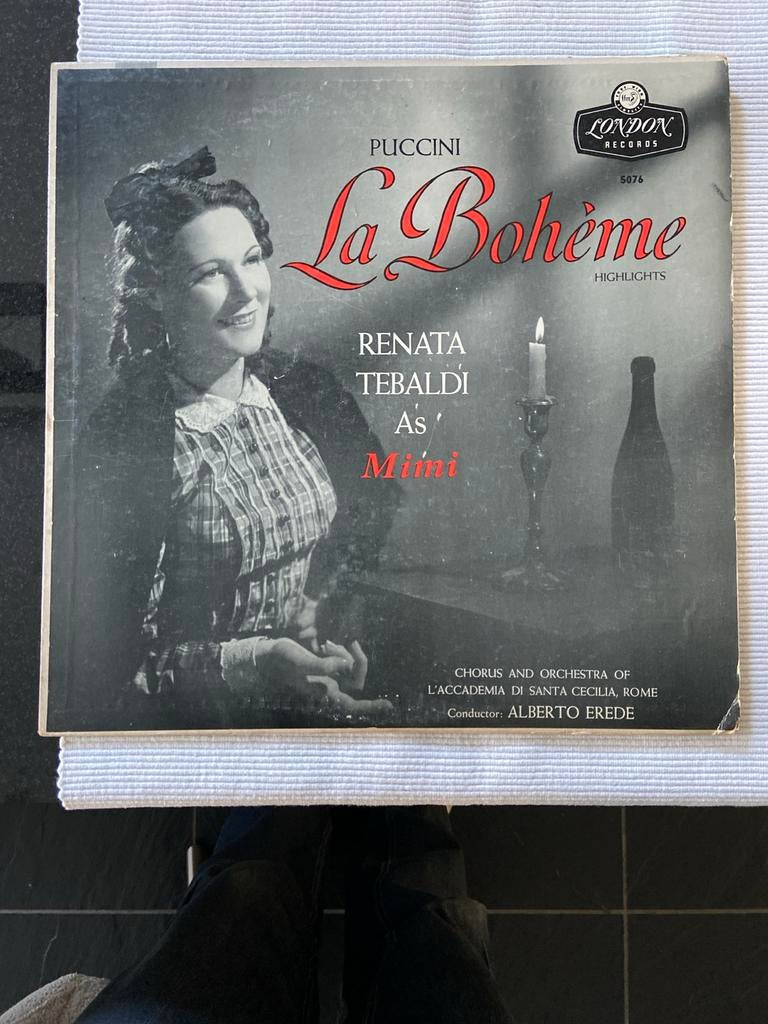Puccini: La Bohème Highlights - Renata Tebaldi (Vinyl), Gebruikt, Opera of Operette, Modernisme tot heden, Ophalen of Verzenden